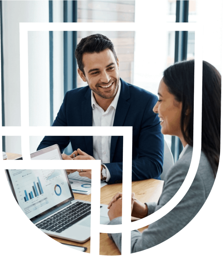 Przedsiębiorca rozmawiający z doradcą