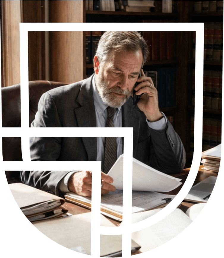 Prawnik pracujący w biurze